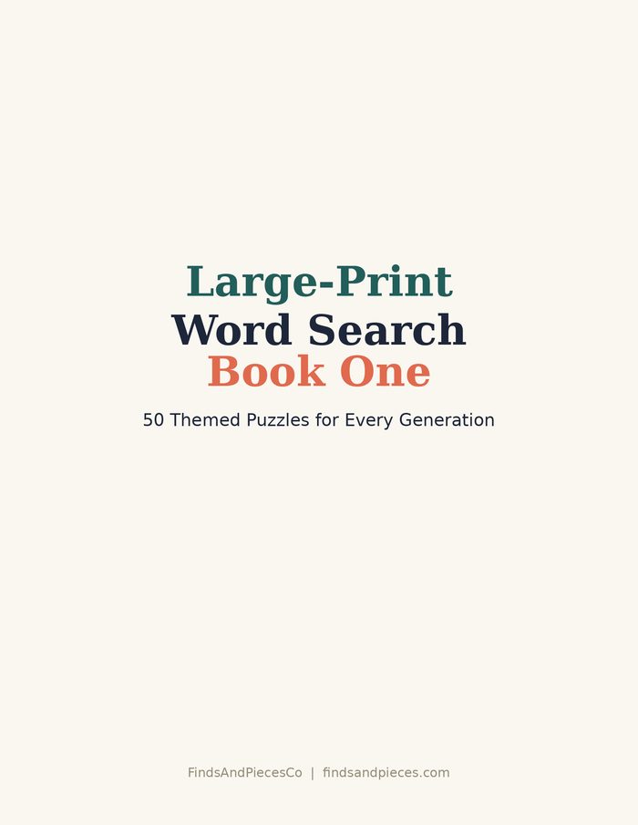 Word Search Book One cover